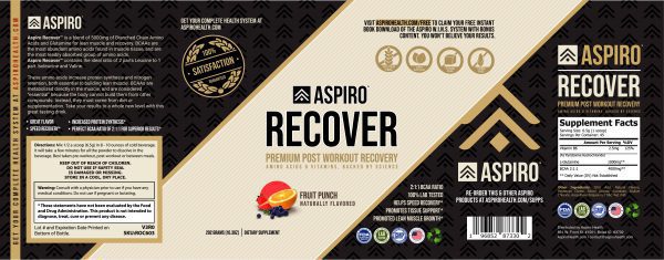 Aspiro Recover BCAAs - Fruit Punch