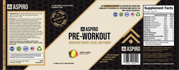 Aspiro Pre-Workout (Tropical Sunrise)