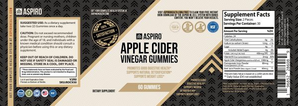 Aspiro Apple Cider Vinegar Gummies